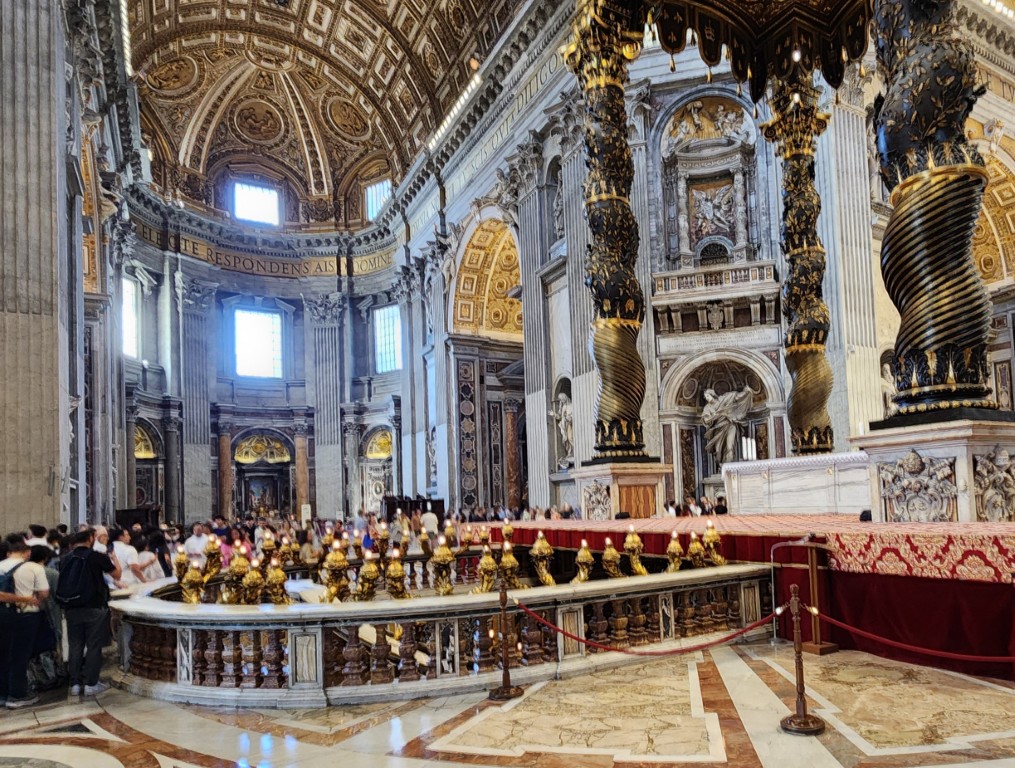 サン・ピエトロ大聖堂のグロッタ（地下聖堂）